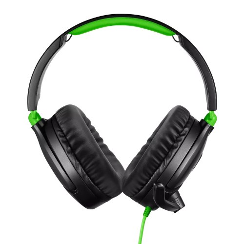 אוזניות חוטיות לגיימינג Turtle Beach Recon 70X ל-Xbox עם חיבור 3.5 מ"מ שחור/ירוק