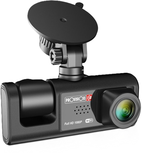 מצלמת רכב דו כיוונית PROVISION T2 Dual FHD WIFI CAMERA
