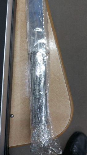 סכין לחלות שבת- ויקטורינוקס   H21 victorinox כסף טהור 925