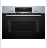 תנור בנוי משולב מיקרוגל נירוסה BOSCH בוש דגם CMA585GS1