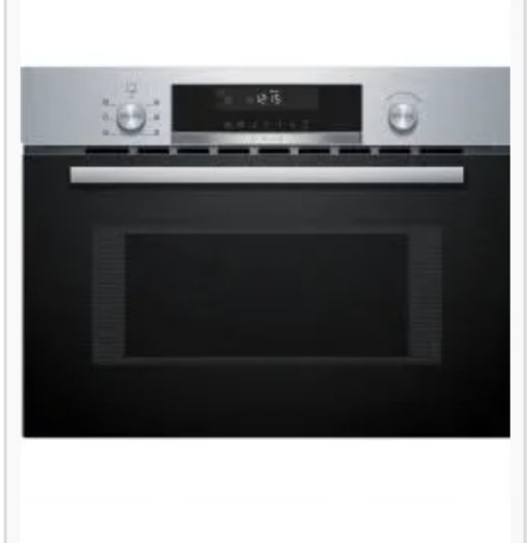 תנור בנוי משולב מיקרוגל נירוסה BOSCH בוש דגם CMA585GS1