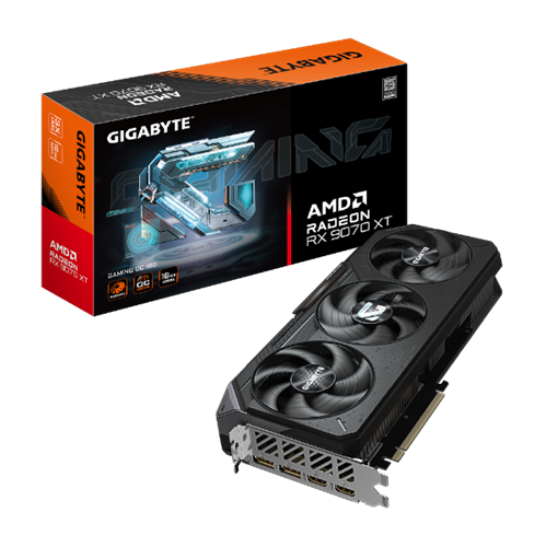 כרטיס מסך Gigabyte RX9070 XT Gaming OC 16GB PCI-E 5.0