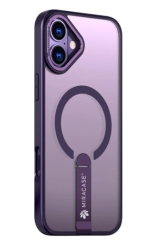 קייס לטלפון נייד מירקייס דגם Mirastand עבור iPhone 16 סגול