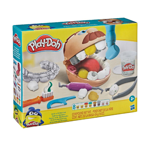 פליידו - רופא שיניים עם אביזרים ובצק - Play-Doh F1259