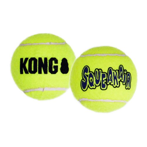 קונג משחק לכלב כדור טניס סקוויקר L לכלב - KONG
