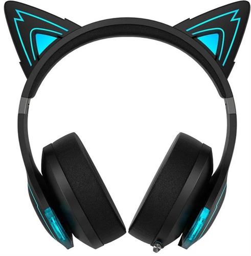 אוזניות קשת אלחוטיות לגיימינג Edifier G5BT-B-CAT Gaming Headphones with NC 40mm