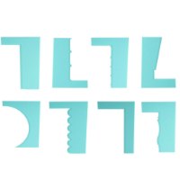 ערכת מגרדי עוגות 8 סגנונות