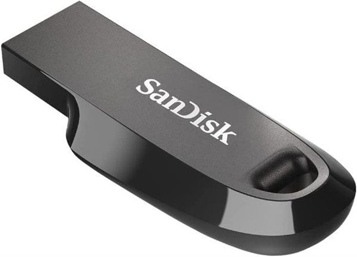 זכרון נייד SanDisk 128GB Ultra Curve USB 3.2 Gen 1 TYPE-A