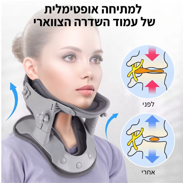 מתקן-קיבוע-מתיחה-מתכוונן-משולב-חימום-לצוואר-פילדלפיה-רפואי-טיפול-תאונת-דרכים