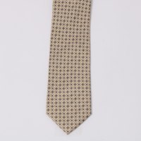 עניבה מודפסת בגוון אפרסק