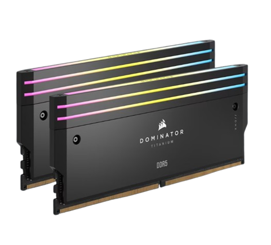 זכרון לנייח Corsair Dominator RGB 32GB 2X16 DDR5 6400MHz C32