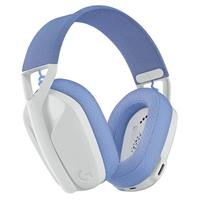 אוזניות קשת אלחוטיות לגיימינג Logitech G435 Lightspeed צבע לבן