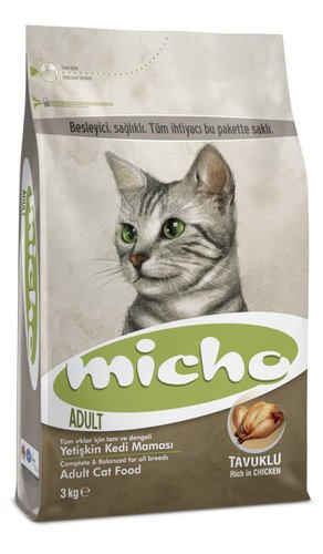 MICHO אוכל לחתולים בטעם עוף | 3 ק"ג