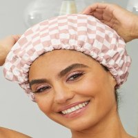 כובע מקלחת יוקרתי וגמיש עם בטנת סאטן – SatinLock