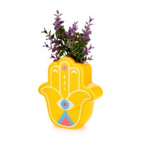 אגרטל חמסה צבעוני Lucky Hand – צהוב - מארז לא מושלם