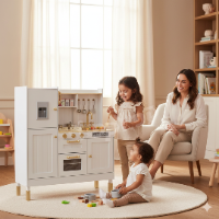 מטבח לילדים מעץ אפרת אלקטרוני W10C692C מאת בית העץ