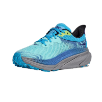 Hoka Challenger 7 Wide נעלי ספורט גברים הוקה צ'אלנג'ר 7 רחבות בצבע תכלת/אפרפר | HOKA גברים