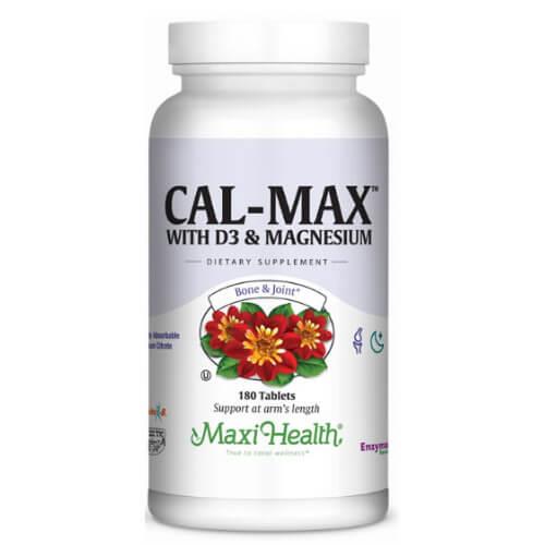-- קלמקס - סידן, מגנזיום, ויטמין D ובורון-- Maxi Health, מכיל 180 טבליות