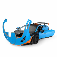 מכונית למבורגיני שלט כחולה כ- 34 ס"מ - RASTAR RC Lamborghini HURACAN STO 1:14