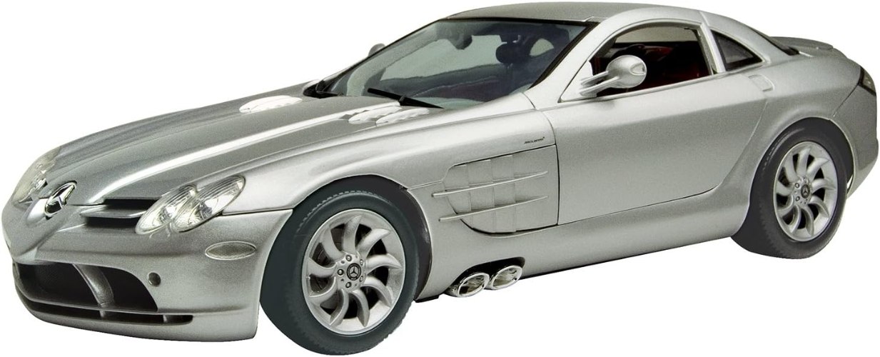 מוטורמקס דגם מכונית איכותי מרצדס Mercedez-Benz SLR McLaren בקנה מידה גדול 1:12| Motormax
