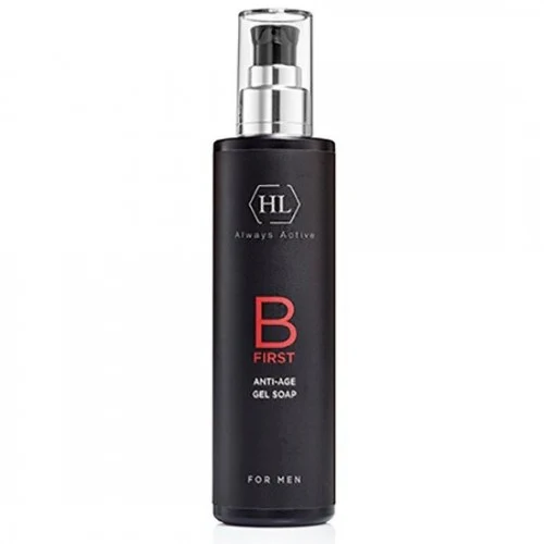 ג'ל ניקוי אנטי אייג' מרענן לגבר הולילנד - Holy Land B First Anti-Age Gel Soap