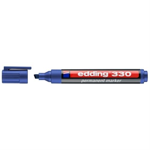 טוש פרמננט 330 טיפ קטום 1-5 מ"מ כחול אדינג edding