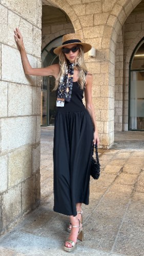 שמלת פרינסס שחורה