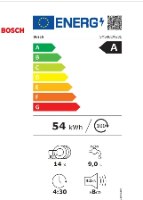 מדיח כלים רחב 60 ס"מ דגם BOSCH SMS4ECW28E בוש לבן