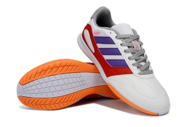 נעלי כדורגל אולמות אדידס Nike Super Sala futsel לבן-סגול