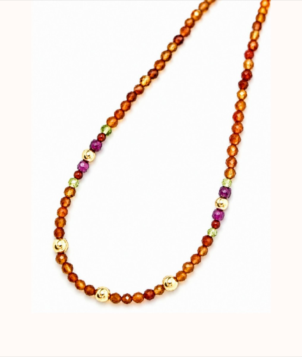Israeli jewelry designers special gemstone necklace