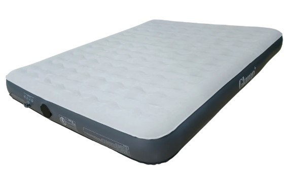 מזרן מתנפח זוגי כולל משאבה צבע אפור Glamp GSSAB22
