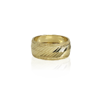 טבעת נישואין רחבה - טבעת נישואין מעוצבת