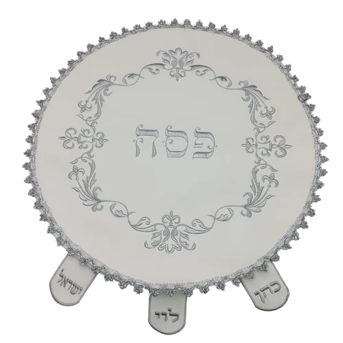 כיסוי פסח דמוי עור דגם עיטור אתני מהודר