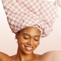 כובע מקלחת יוקרתי וגמיש עם בטנת סאטן – SatinLock