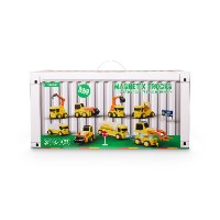 Magnetix Trucks – משאיות עבודה מגנטיות מודולאריות – ערכת 52 חלקים