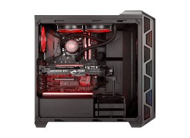 מארז מחשב -  Cooler Master H500 ARGB E-ATX 2X200MM ARGB FAN Iron Grey