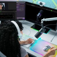 מיקרופון דינמי לגיימרים עם תאורת RGB וחיבורי USB Type-C ו-Razer Seiren V3 Pro XLR – שם המוצר המלא מיקרופון שחור