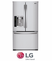 LG מקרר 3 דלתות + קיוסק דגם: GR-L262MAJ נירוסטה מוברשת מתצוגה !
