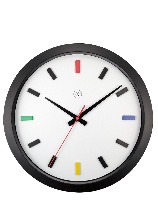 שעון קיר - MIX - קווים צבעוניים 36 ס"מ 3D