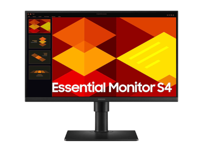 מסך SAMSUNG S24D408GAM IPS FHD 100hz Speakers DP 2XHDMI USB HUB