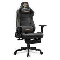 כיסא גיימינג Cougar Armor Evo S Gold עם משענת רגליים