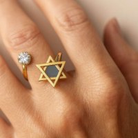 טבעת ננו תנ"ך עם מגן דוד