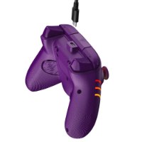 בקר חוטי לגיימינג צבע סגול Turtle Beach Afterglow Wave RGB for Xbox and PC – שלט גיימינג סגול עם כבל טעינה מחובר