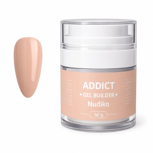ג'ל בנייה 50 גר' ADDICT NUDIKO