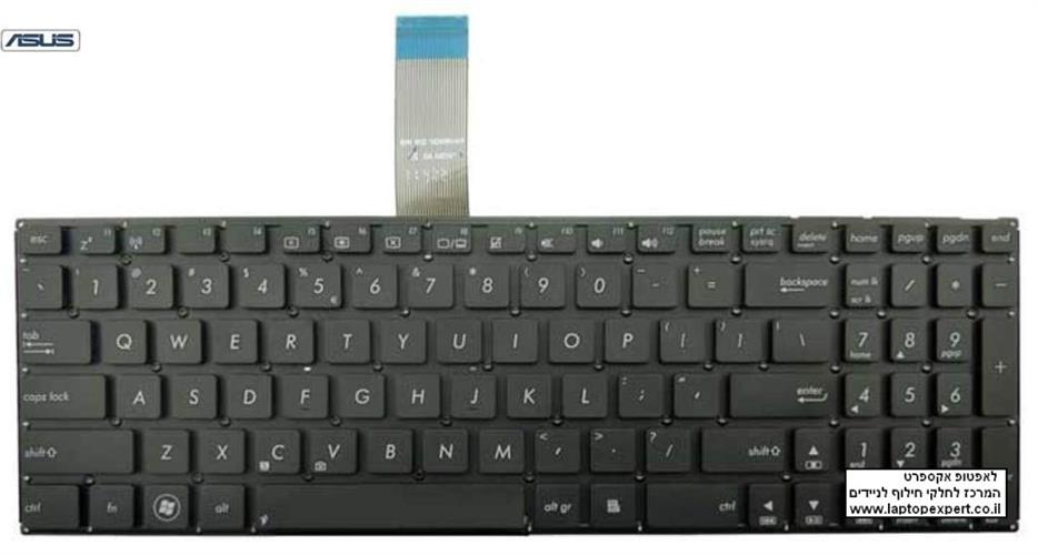 החלפת מקלדת למחשב נייד אסוס ASUS x501 x501A 0KNB0-6122UI00 0KNB0-6122US00 AEXJ5R00110 9Z.N8SSQ.11D US UI keyboard