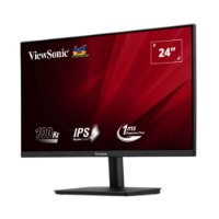 מסך מחשב 24” Viewsonic VA242-MH – מסך שחור מציג תכונות IPS ו-100Hz על רקע אדום