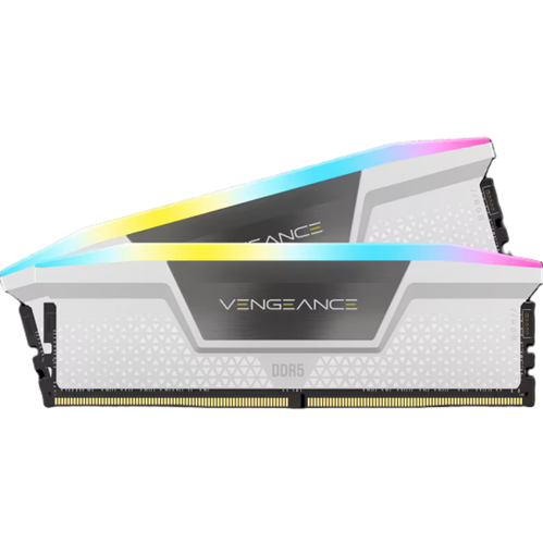 ז.לנייח Corsair Vengeance RGB DDR5 32GB 2X16 5200MHZ C40kit White