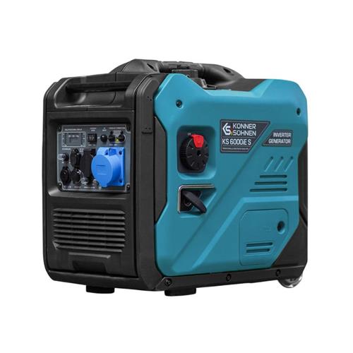 גנרטור מושתק אינוורטר מנוע בנזין 5500W חד פאזי מבית K&S BASIC גרמניה