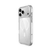 כיסוי כסף עבור Miracase Mirahold iPhone 17 Pro – אלחוטית מגן שקוף יחיד עם נגיעות כסף מציג טבעת MagSafe ועדשות מצלמה