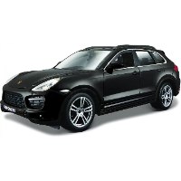 דגם מכונית פורשה קאיין שחור Bburago Porsche Cayenne Turbo 1/24